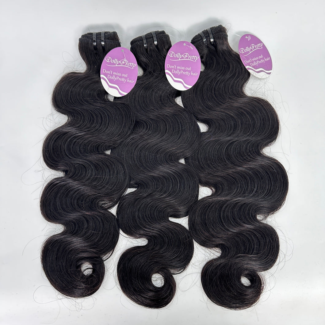 DollyPretty Body Wave Hair Weaves Hair Bundle 100% Human Hair Brazilian Hair Extensions 20 Inch