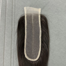 Load image into Gallery viewer, Ghair 2x6 Transparent Lace Closure Straight Virgin Hair N1B#
