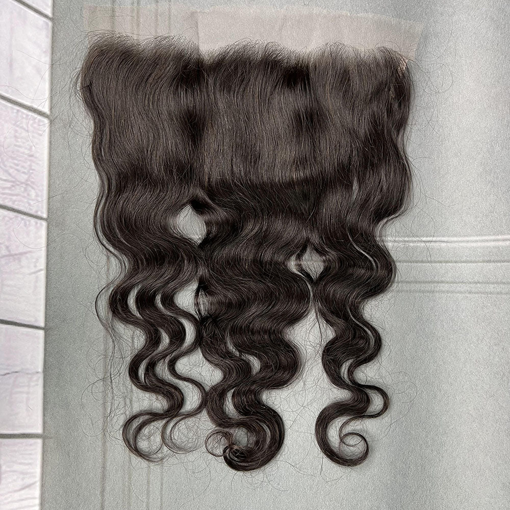 Ghair 13x6 HD Lace Closure Body Wave Virgin Hair N1B#