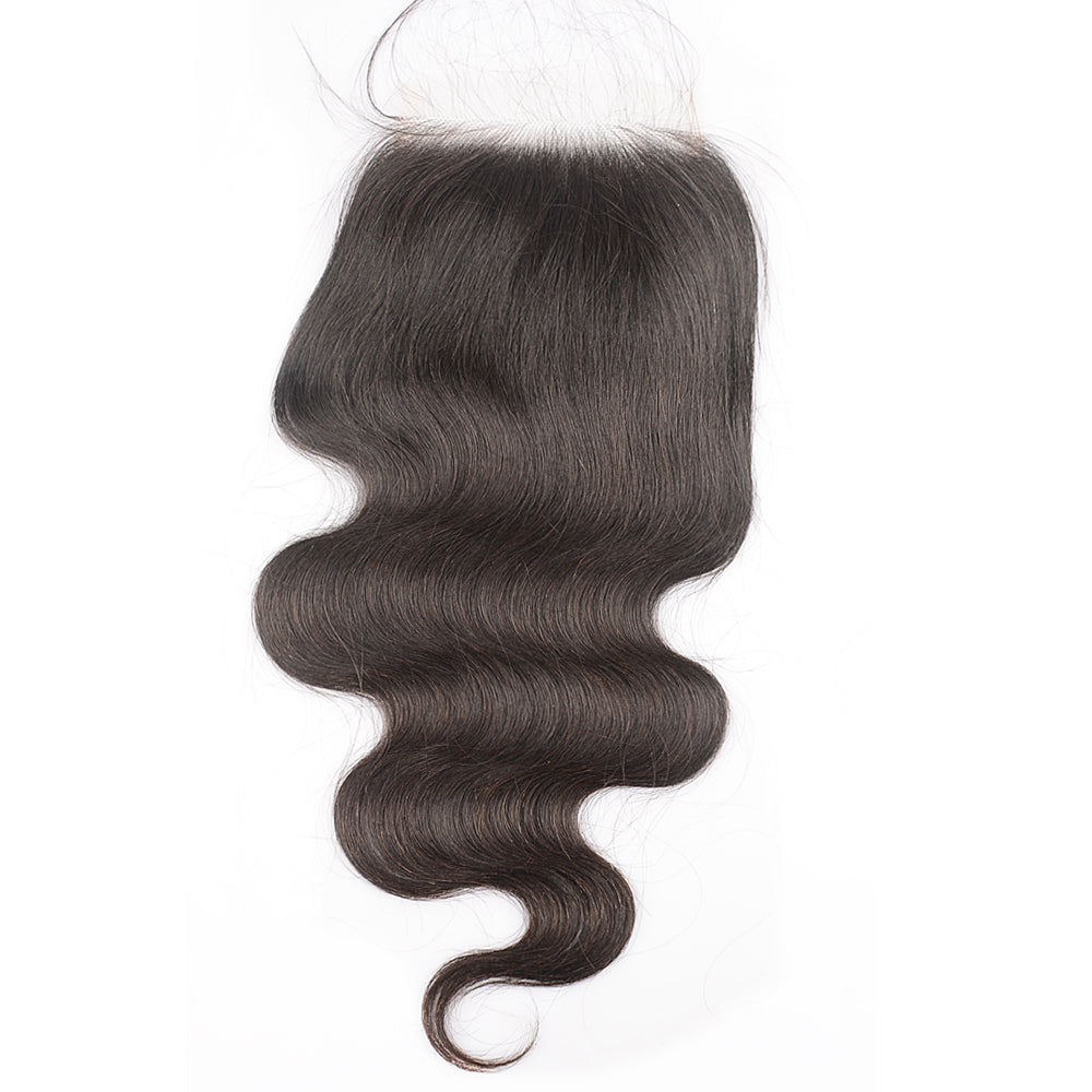 Ghair 100% Virgin Human Hair 3 Bundles With 5x5 HD Lace Closure 12A Body Wave Hair Brazilian Hair