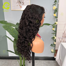 Load image into Gallery viewer, Ghair Transparent Lace Wigs 5x5 Lace Front Wig Loose Deep Wave 100% Peruvian Virgirn Human Hair 180% Density
