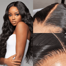 Load image into Gallery viewer, Ghair 5x5 HD Lace Frontal Wigs 180% Density 100% Peruvian Virgin Human Hair Wig
